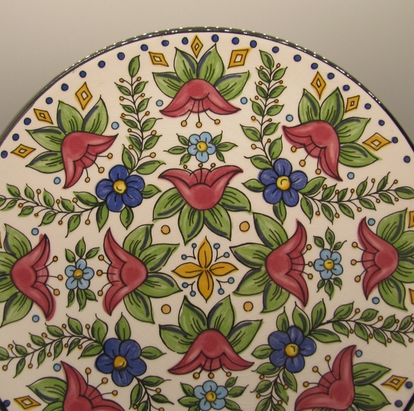 Ceraplat Decorative Plate Handmade and Handpainted - Picture 2 of 4